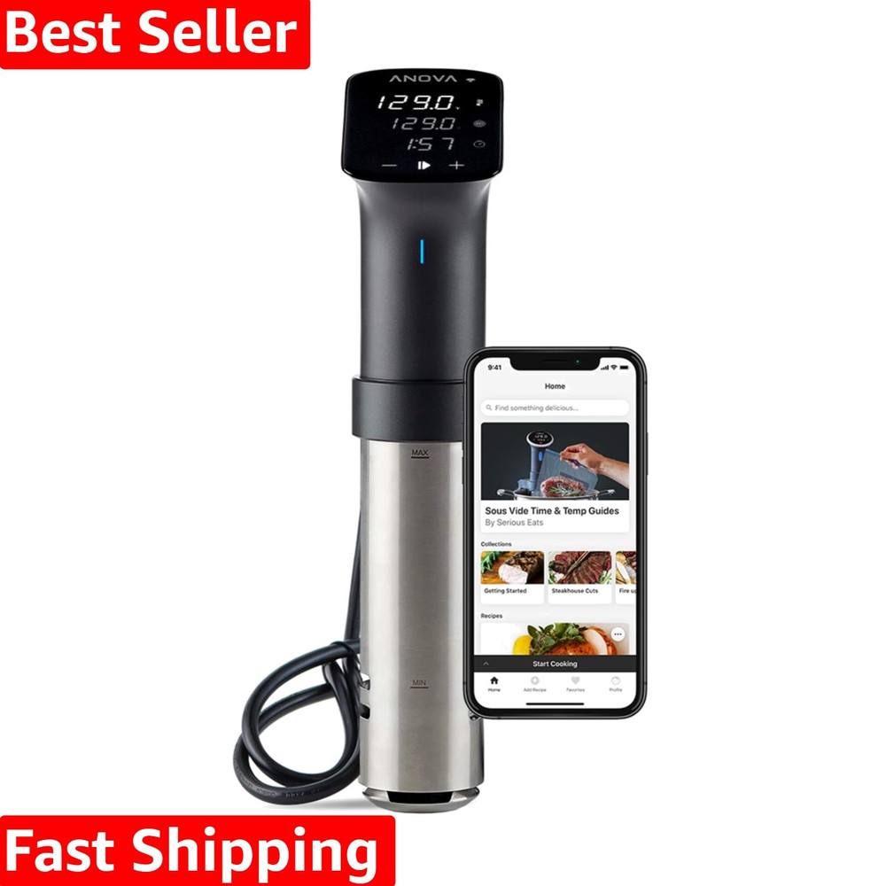 Versatile Anova Sous Vide Precision Cooker Pro, 1200 Watts,  Quality