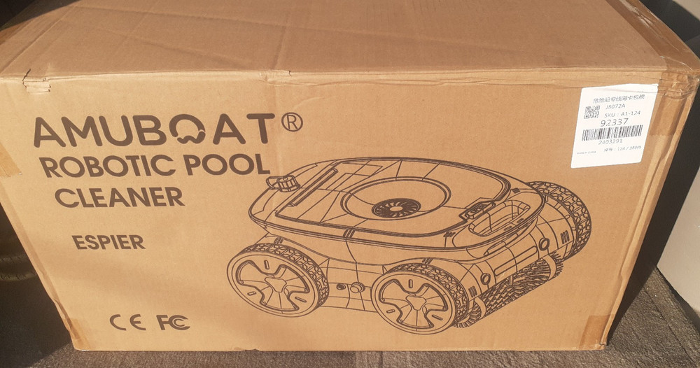 AMUBOAT Espier Robotic Pool Cleaner,Cordless Automatic Pool Vacuum
