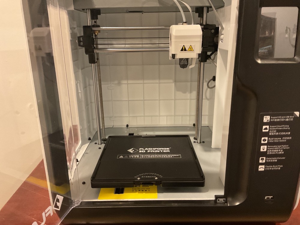 Flashforge Adventurer 3 3D Printer with Removable Nozzle - Black