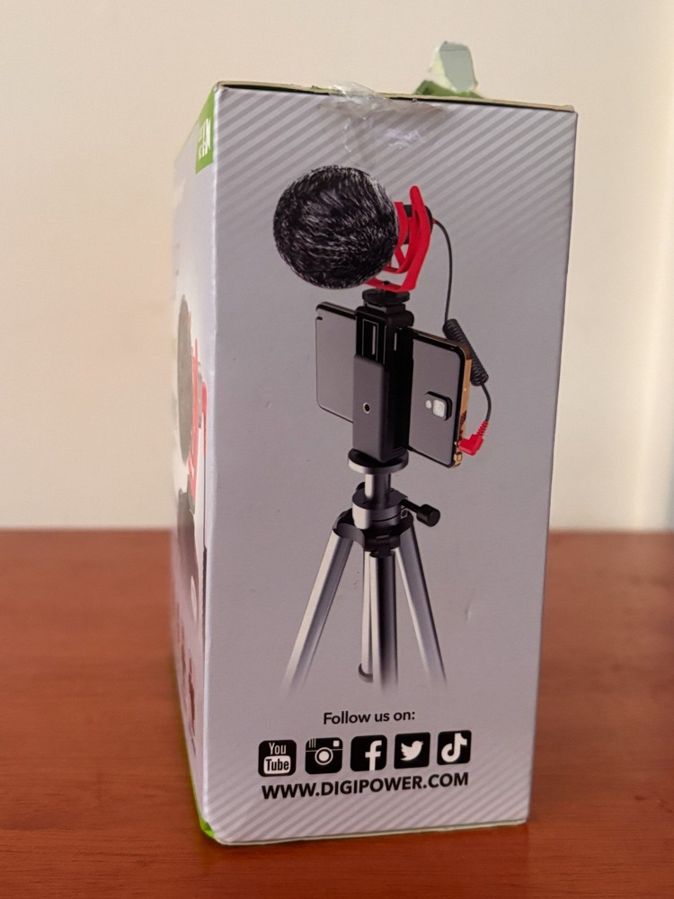 DIGIPOWER MIC UP HIGH PERFORMANCE COMPACT CARDIOID VIDEO MICROPHONE DP-DM15F