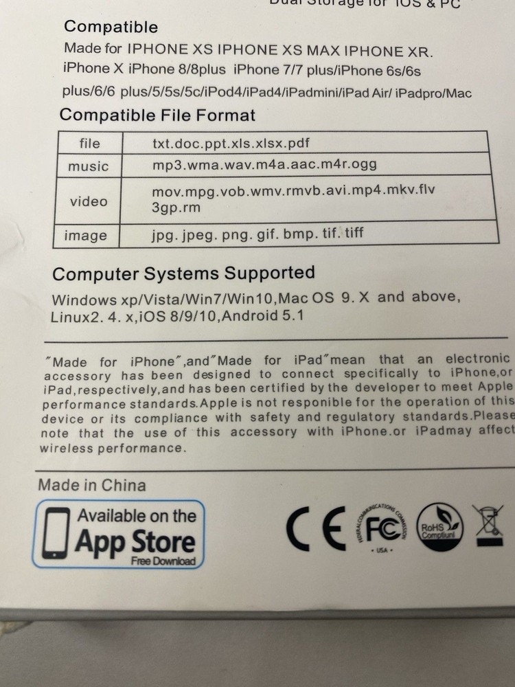 3PCS 64GB USB Flash Drive for IOS Android PC Highspeed Older Plug