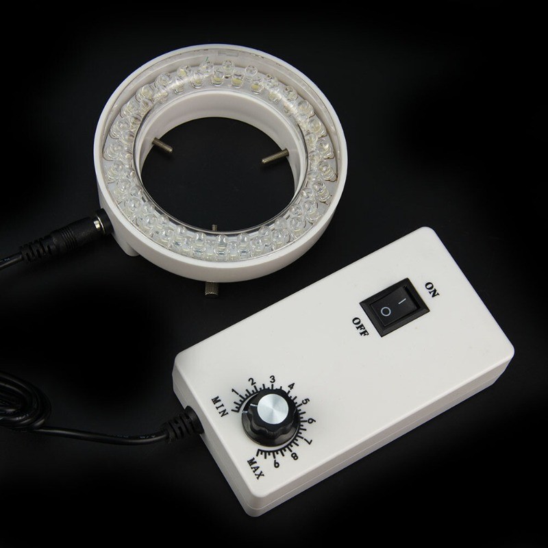 Inner Diameter 60mm 56 LED Light Microscope Ring Lamp Microscope Light Source