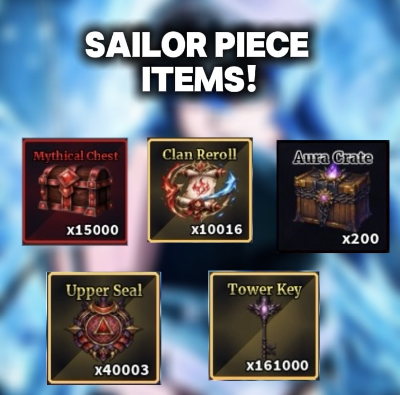 SAILOR PIECE | MANY ITEMS, MATERIALS, ETC | FAST | CHEAP