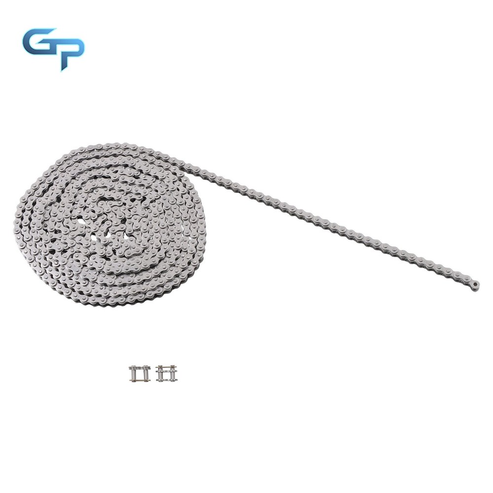 #25 Drive Chain 10 Foot Precision Roller Chain 2 Connecting Links