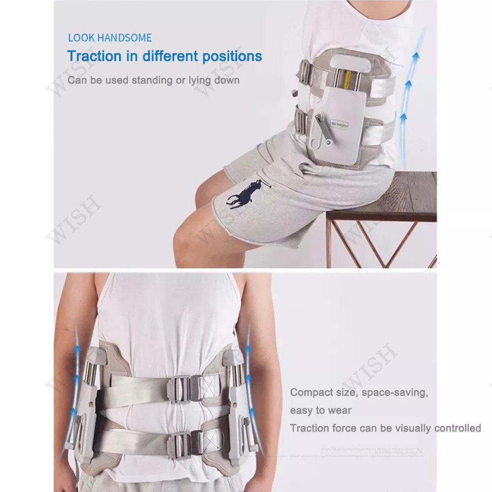 WEIHE Lumbar Traction Device Back Stretcher Spinal Decompression Devices
