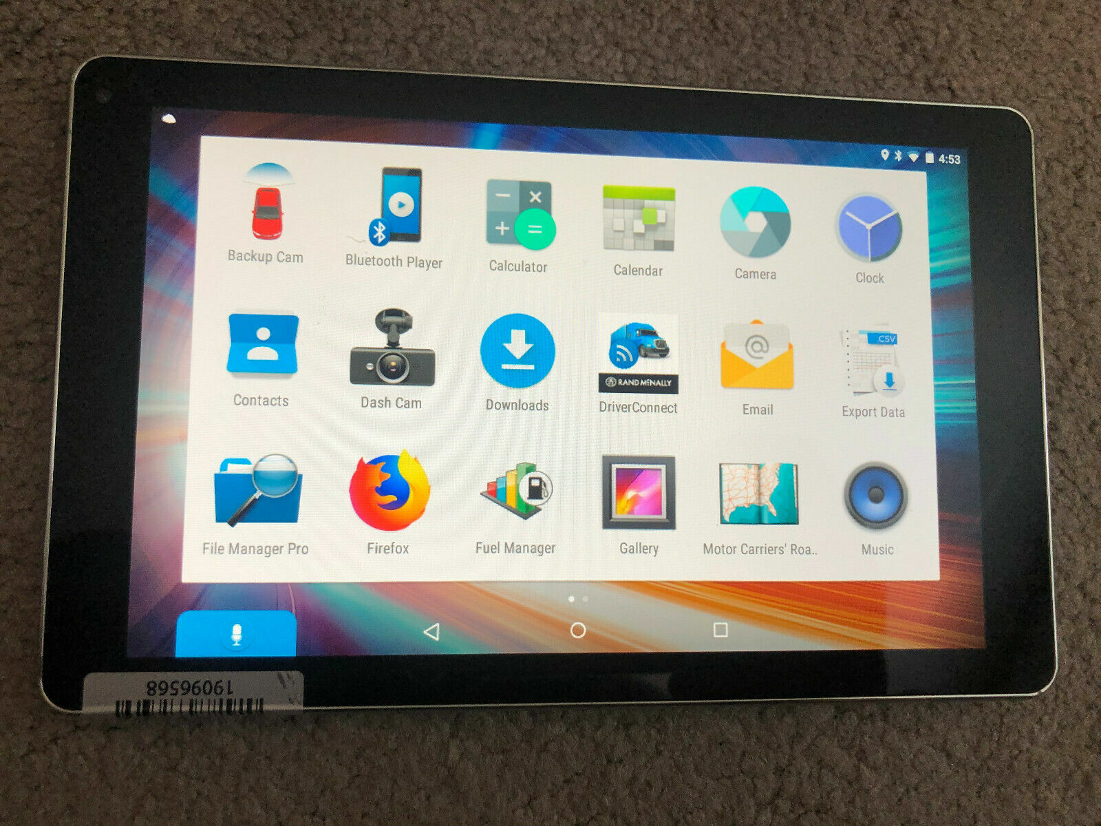 Rand McNally OverDryve 8 OD8 Pro GPS Tablet 1year Screen Warranty