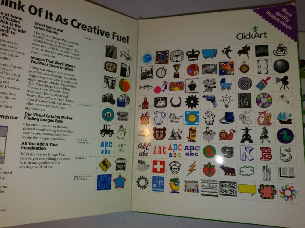 Click Art 40,000 Starter Image Pak w/Users Guide, Visual Catalog, 3 CDs