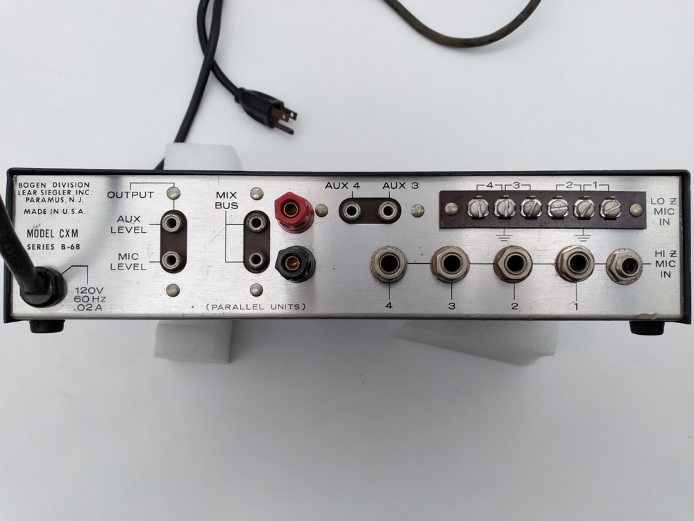 Vintage Bogen Mixer / Preamp Solid State Model CXM Series Model B-68
