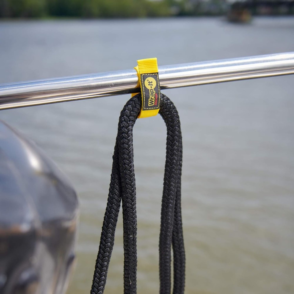 Quick-Straps by Wrap-It Storage - 12" (12 Pack) Yellow - 12 Pack),