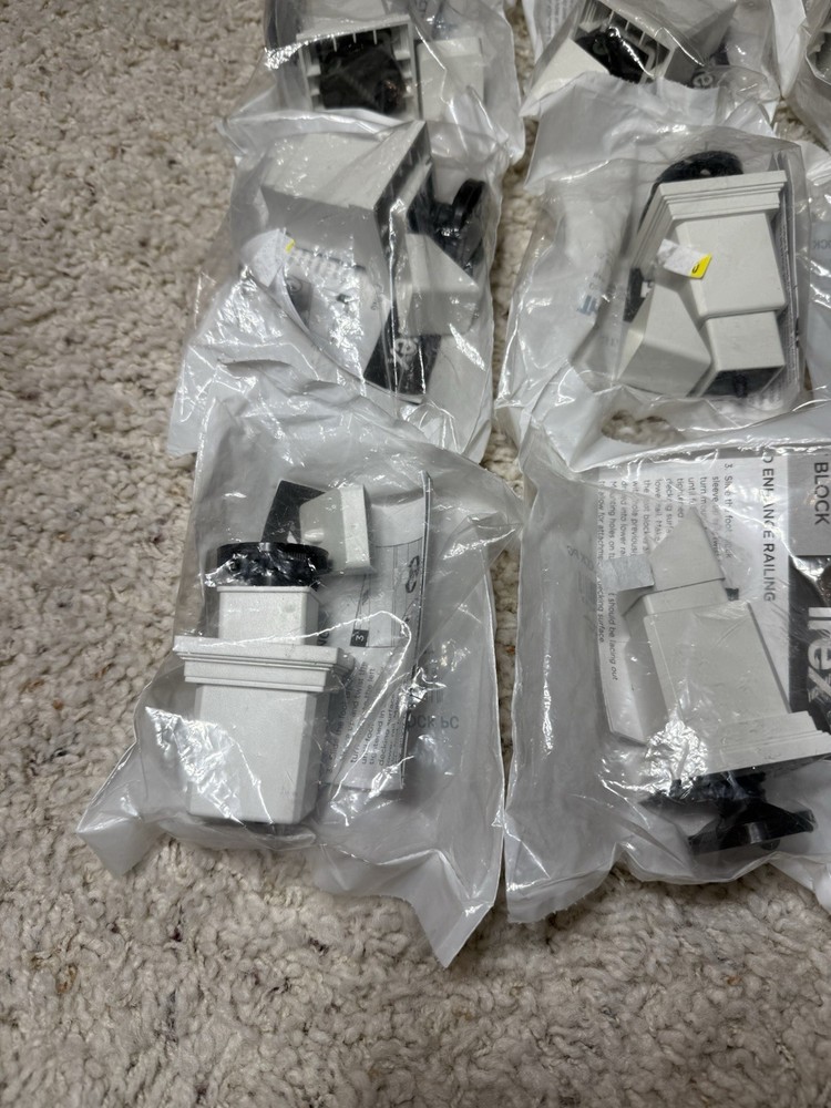9~Trex Adjustable Footblock PC For Transcend or Enhanced WHITE~SEALED ~WTFTBLKPC