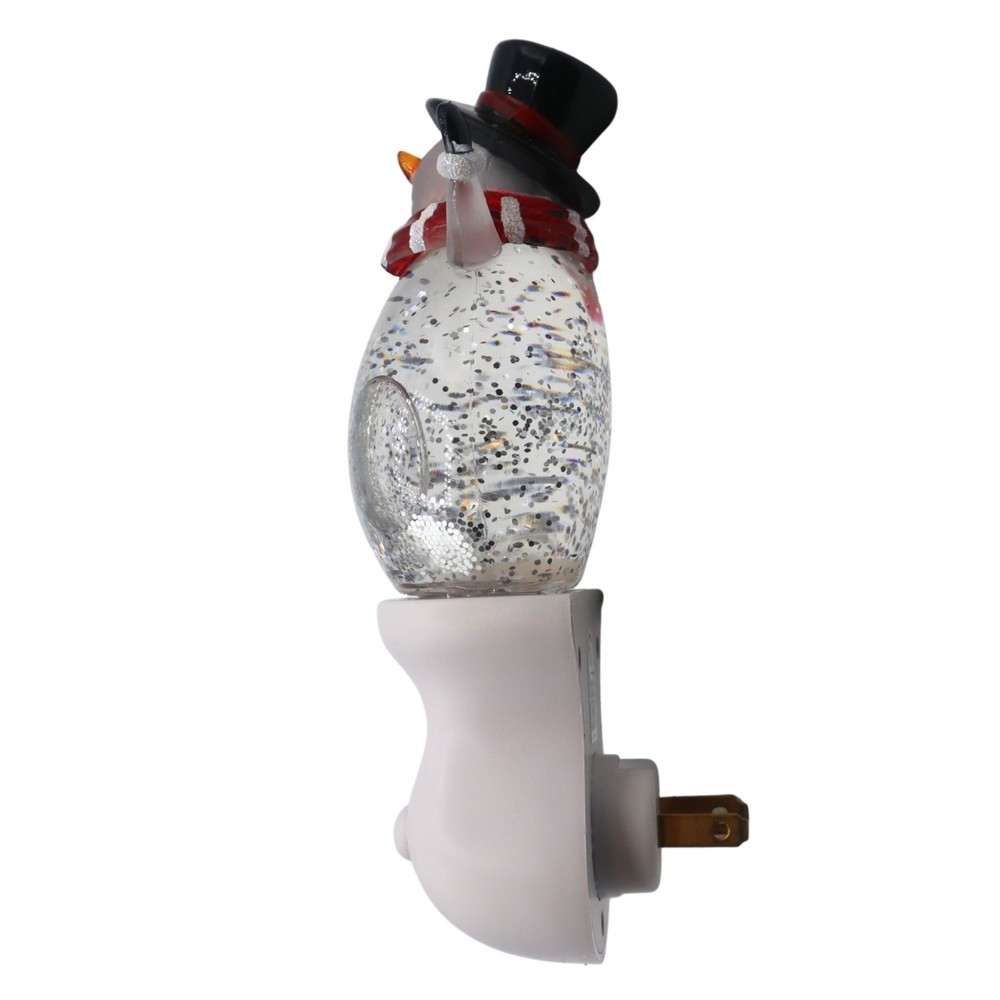 Swirling Snowman Night Light