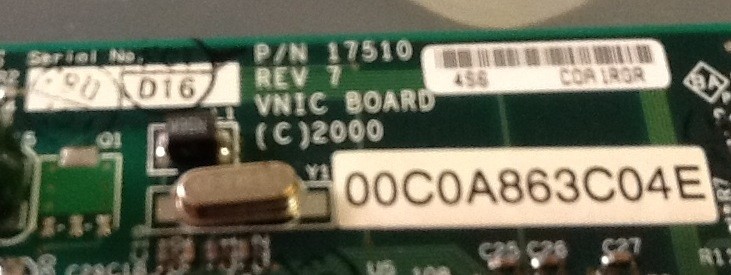 Desktop Computer Gateway 6001761 Modem 17510 D-1156/VB2/B1 Modem