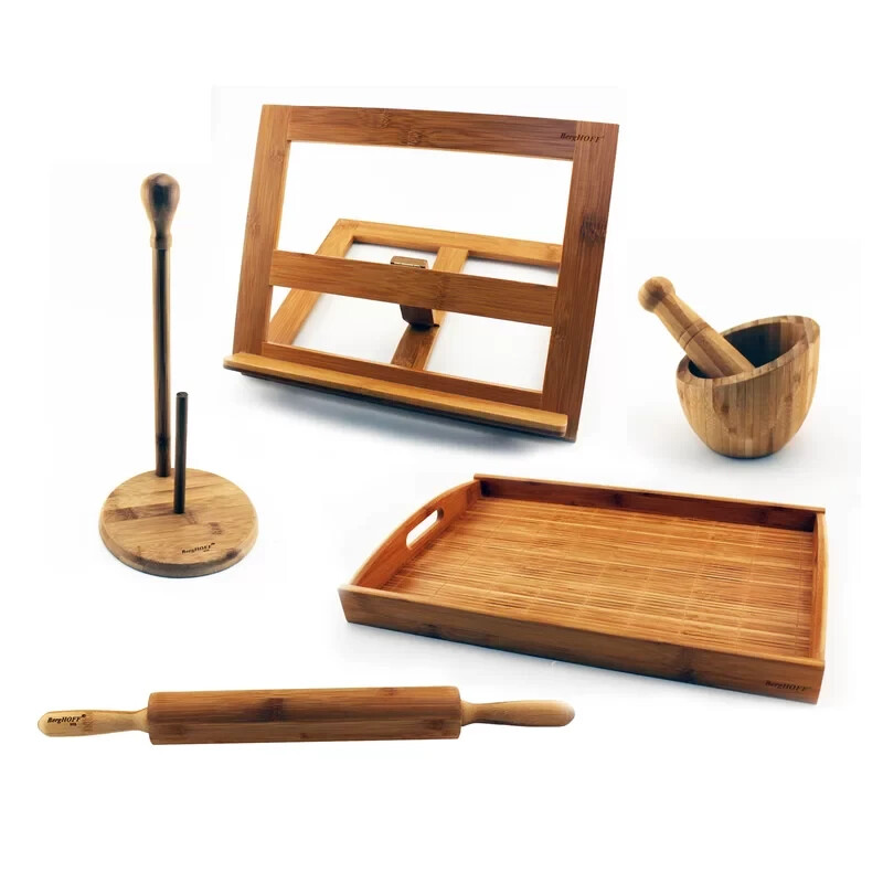 BergHOFF Bamboo 6Pc Kitchen Prep and Serve Set