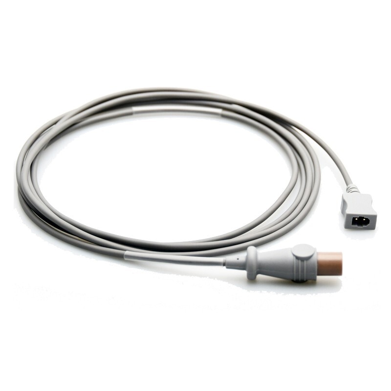 Reusable Temperature Adapter Cable Round 2Pin Plug, Molex Connector for Philips