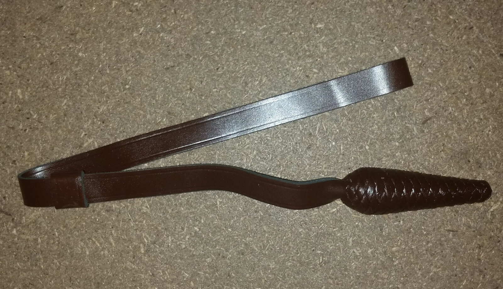 ** AUSTRALIAN ARMY OFFICERS SWORD KNOT - BROWN LEATHER NEW REPRODUCTION **