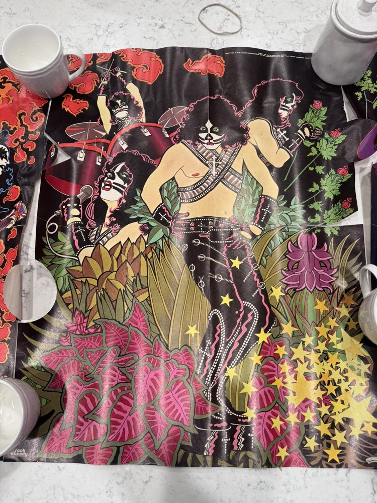 78 KISS Aucoin Mural Art Puzzle Posters Simmons Stanley Criss Frehley Rock Ready