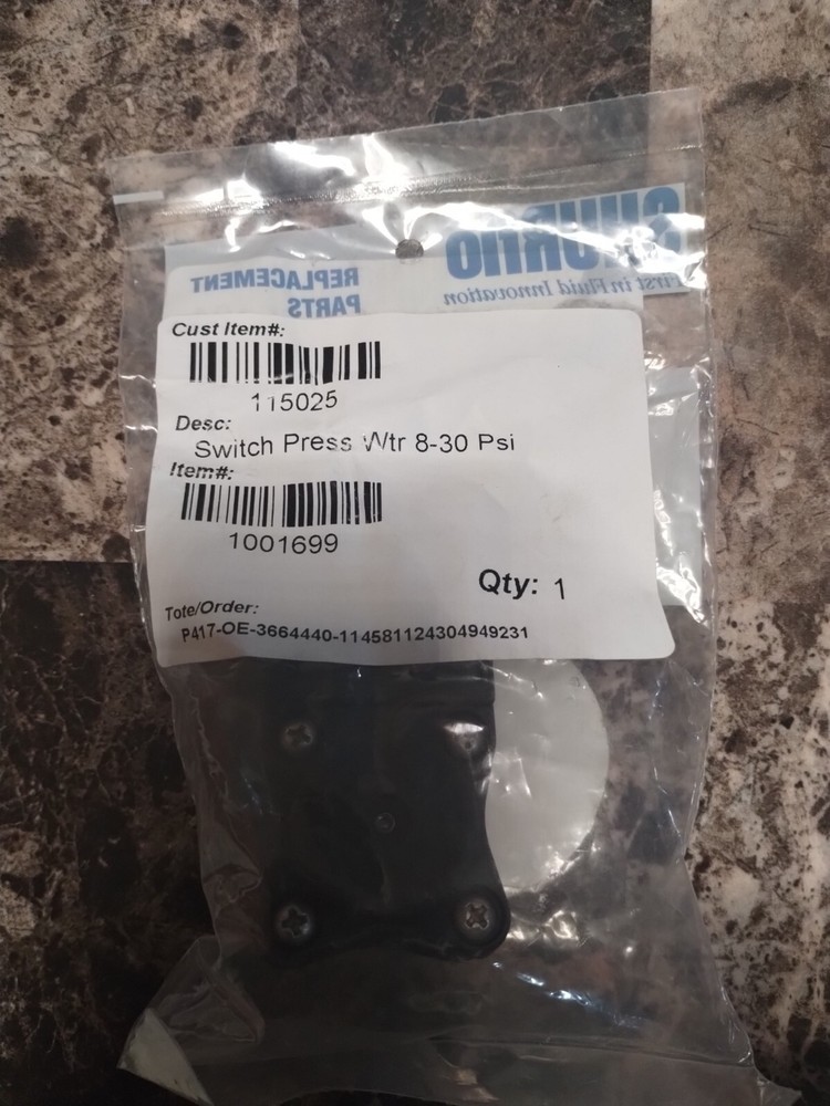 Switch Press Wtr 8-30 Psi