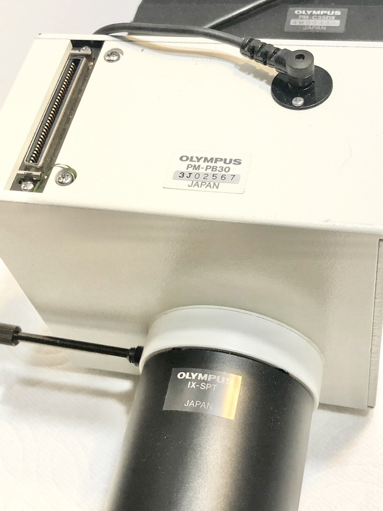 Olympus PM-PB30-3 & PM-DA35DX Microscope Camera Attachments