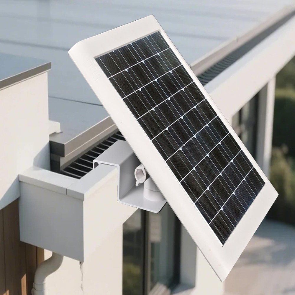 Usngsny Adjustable Solar Panel Gutter Mount for Ring -Easy 1 Pack, 1-PCS