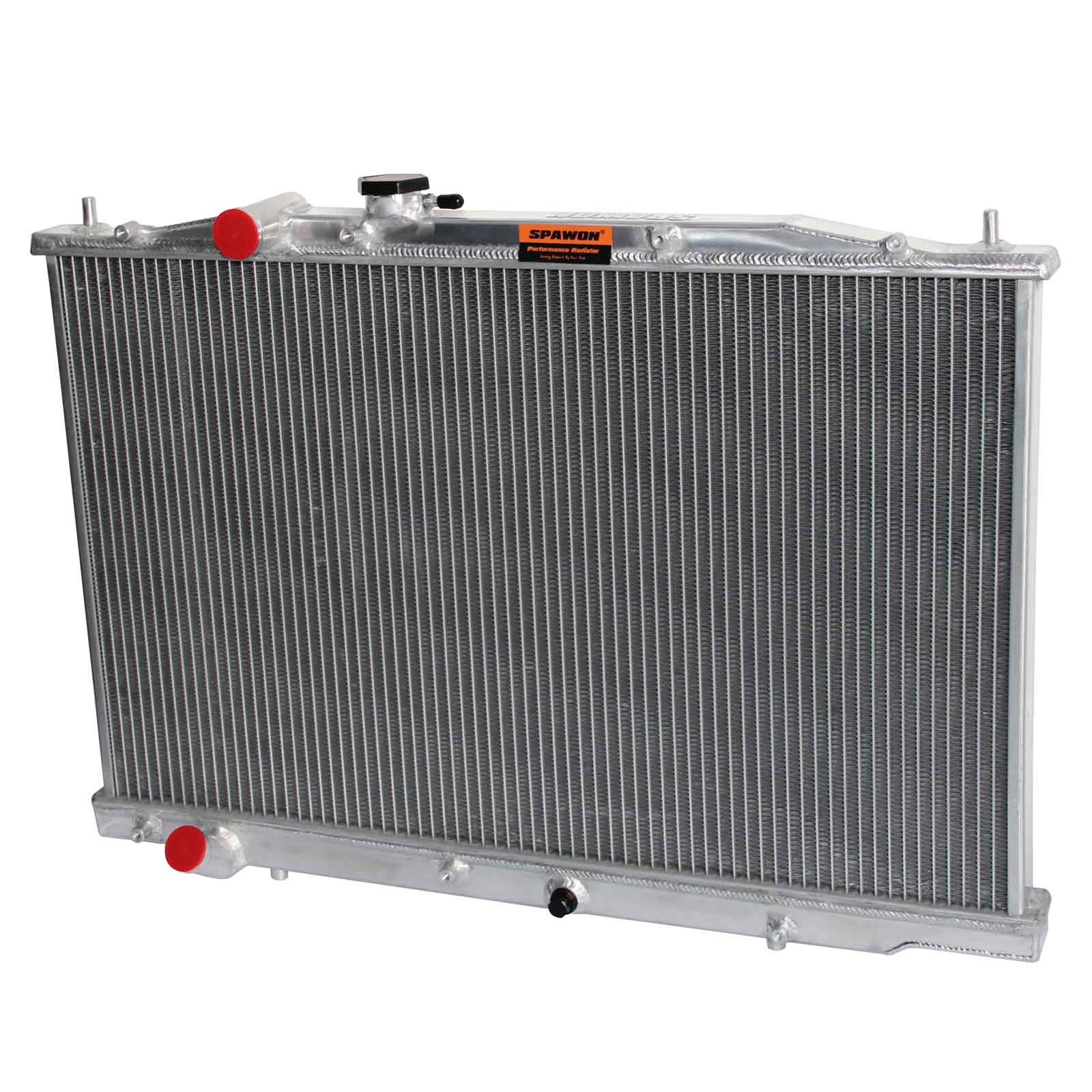 Full Aluminum SPAWON 2 Row Radiator Fit Acura TL 2004 2005 2006 3.2L V6 MT 2773