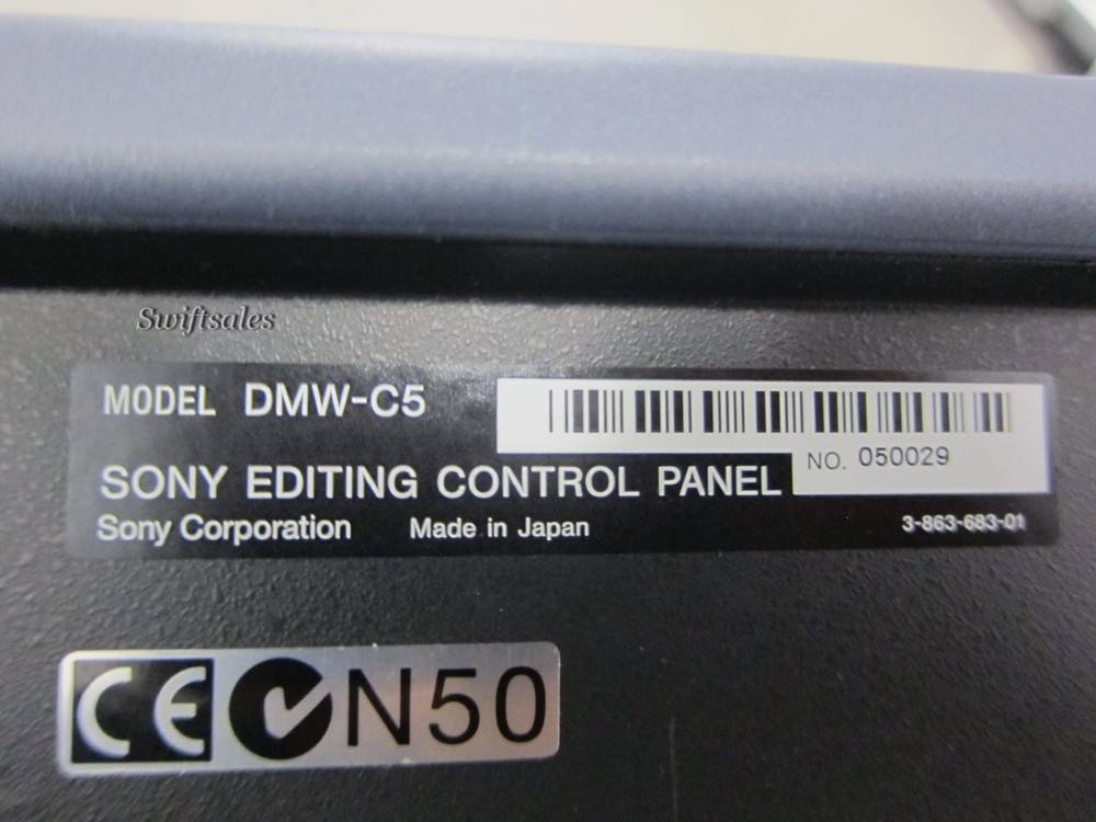 Sony DMW-C5 Editing Control Panel For XPRI #1 - Cleaned & Tested