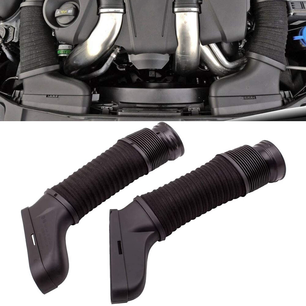 Pair Air Intake Inlet Duct Hose For 2008-2012 Mercedes-Benz C300 W204 W212 E350