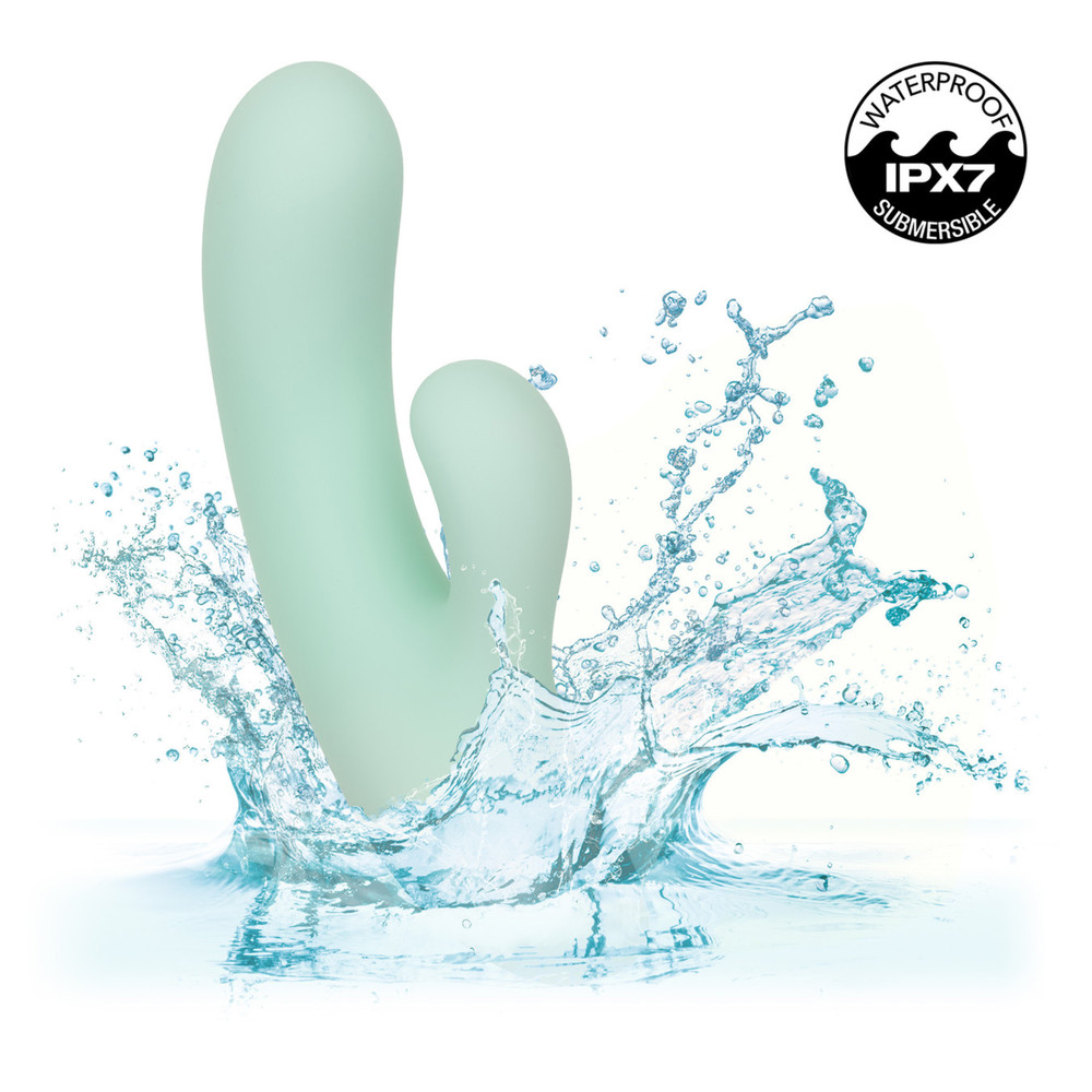 Vibrating Rechargeable Silicone Dual-Stimulator Multi-Speed Rabbit Vibrator