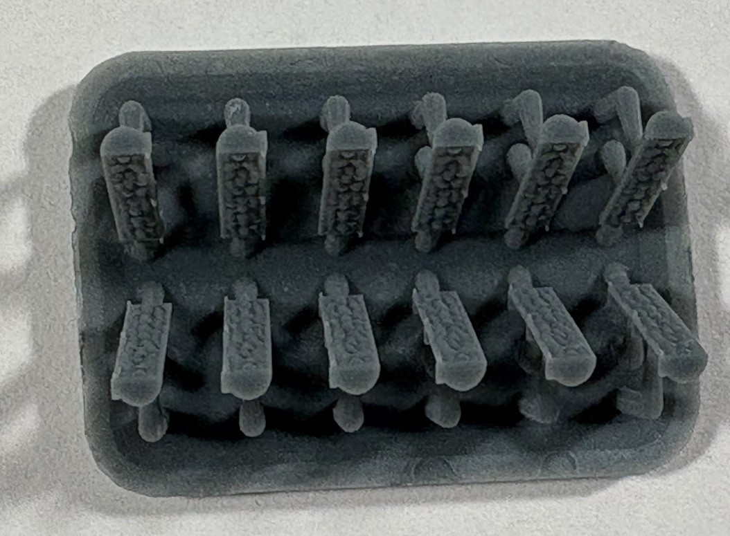 1/350 US Navy Floater Net Baskets X 12 3D Printed