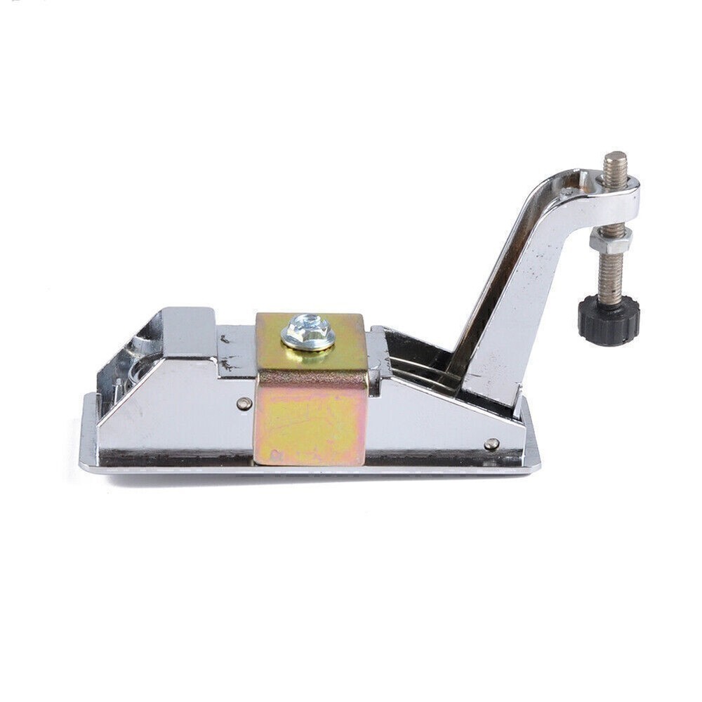1x Silver Adjustable Chrome Lever Hand Operated Compression Latch with Raised