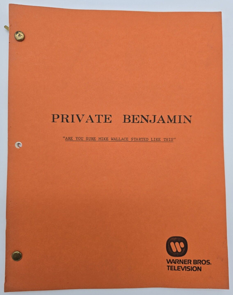PRIVATE BENJAMIN / 1982 TV Script "Are You Sure Mike Wallace Started Like This"
