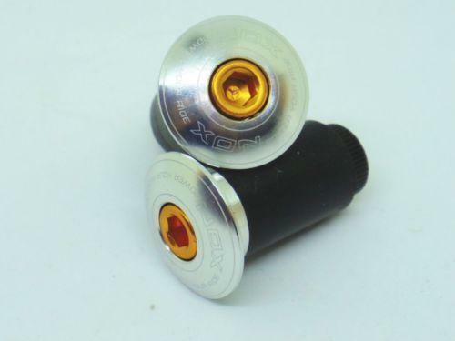 XON Machined Bar end cap / Handlebar plug  "Silver" For any bicycle