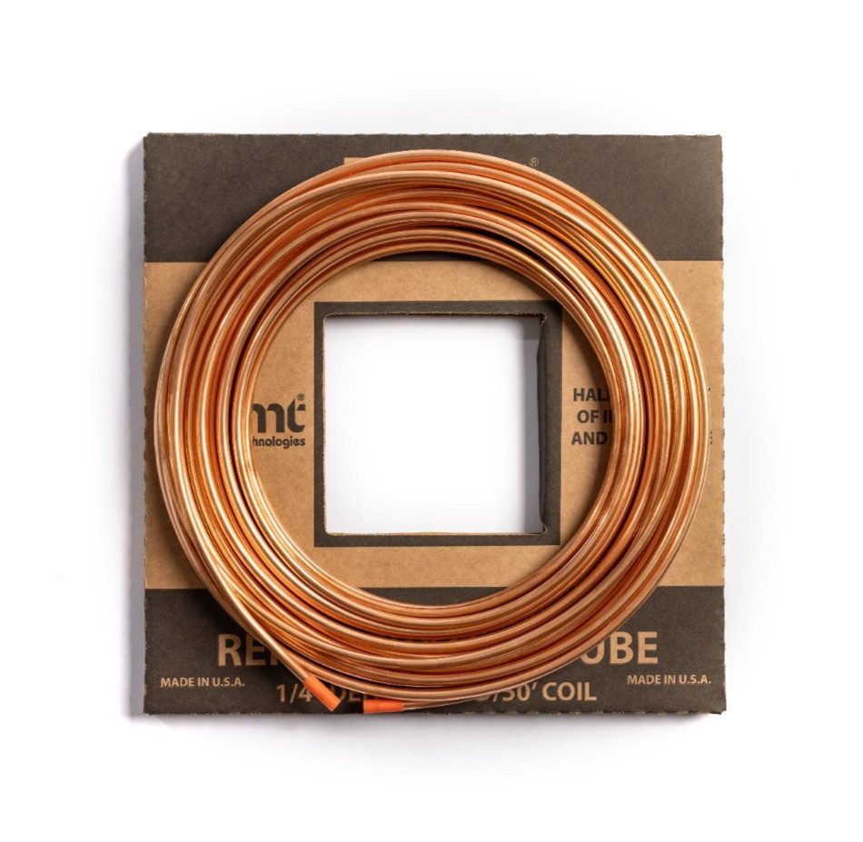 1/4" OD X 50 FT ACR Soft Copper Refrigeration Tubing MADE IN USA