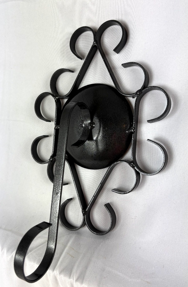 Vintage Metal Scroll Plant Hook 9"
