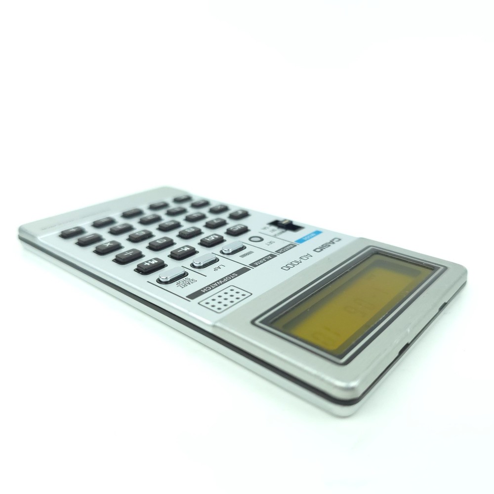 CASIO AQ-1000 Electronic Calculator / Time / Alarm *TESTED*