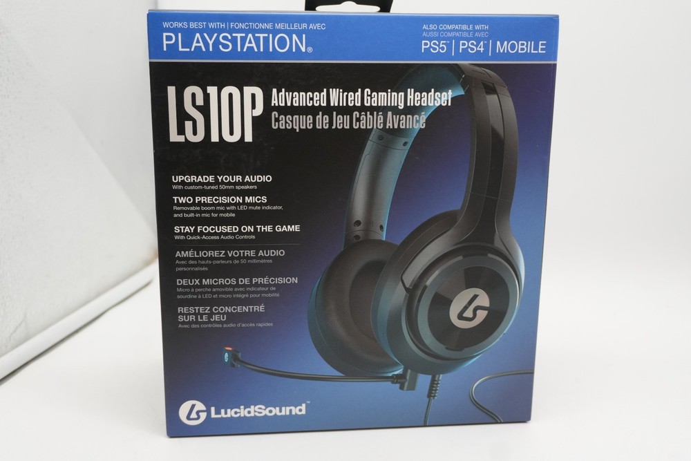 LucidSound LS10P Advanced Wired Gaming Headset for PS5, PS4, Mobile NEW