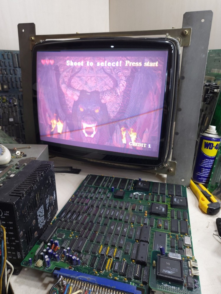 ZERO POİNT ARCADE PCB JAMMA TESTED WORKING