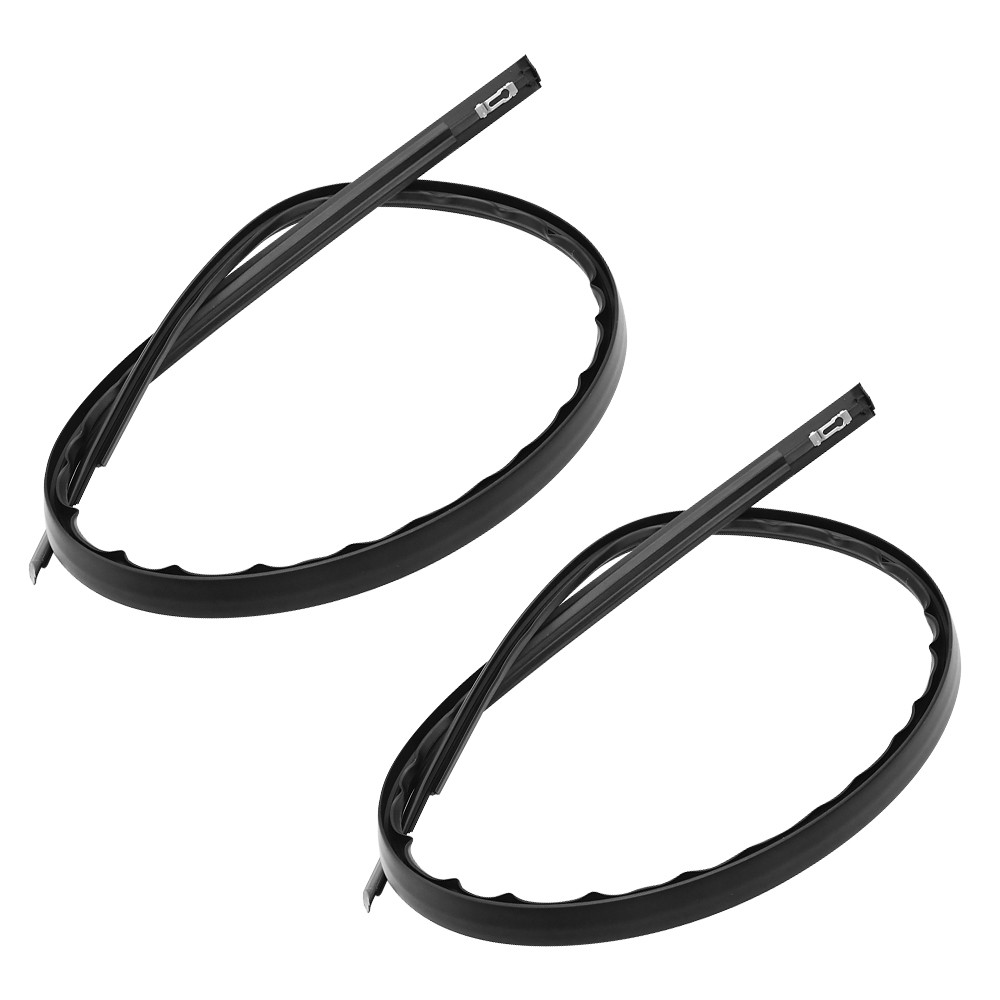 2X For Honda Civic 2012-2015 Black Roof Top Molding Trim Drip Sealing Strip Kit