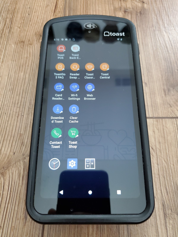 Toast Flex POS Go 2 Handheld Tablet Mobile Computer Device - TG200 - Android 12