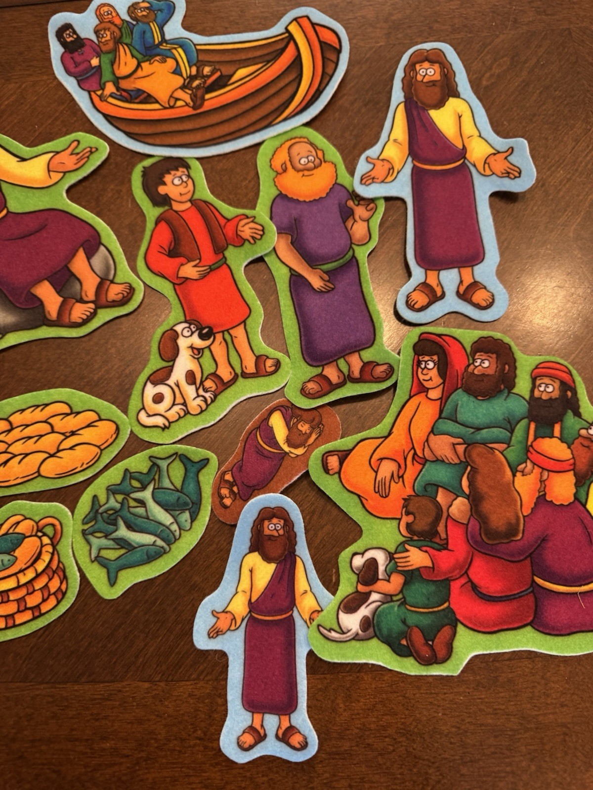 The Beginners Bible Story Felt Figures for Flannel Board Miracles Of Jesus w