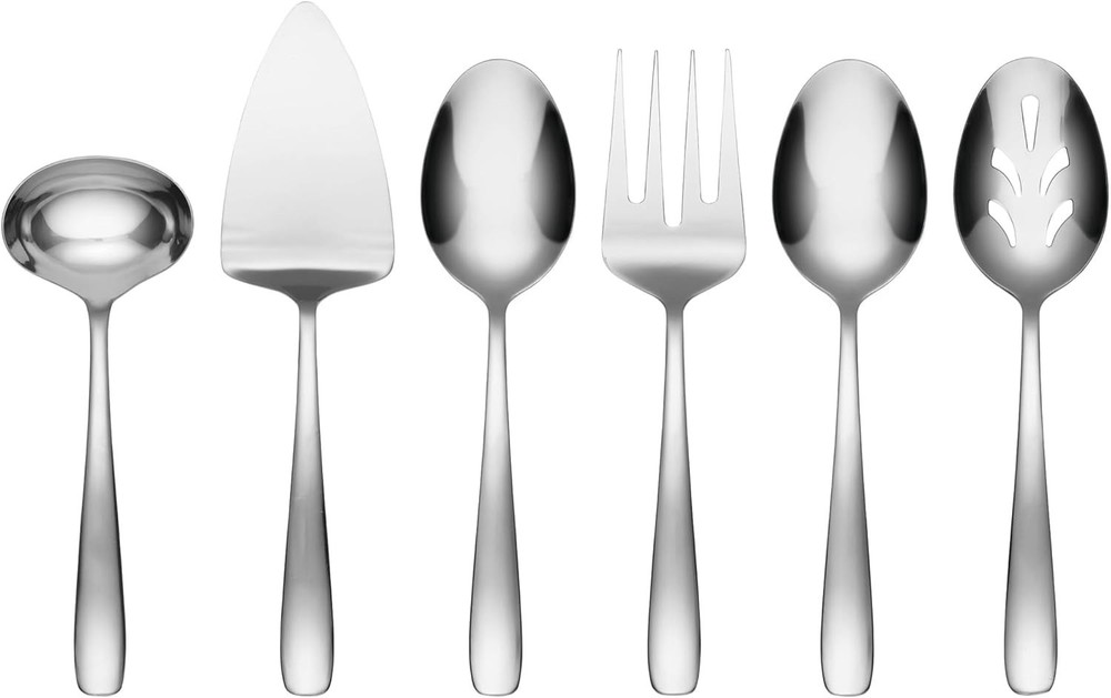 Silversmiths Bourne Mirror Oversized 6Pc Set Silver