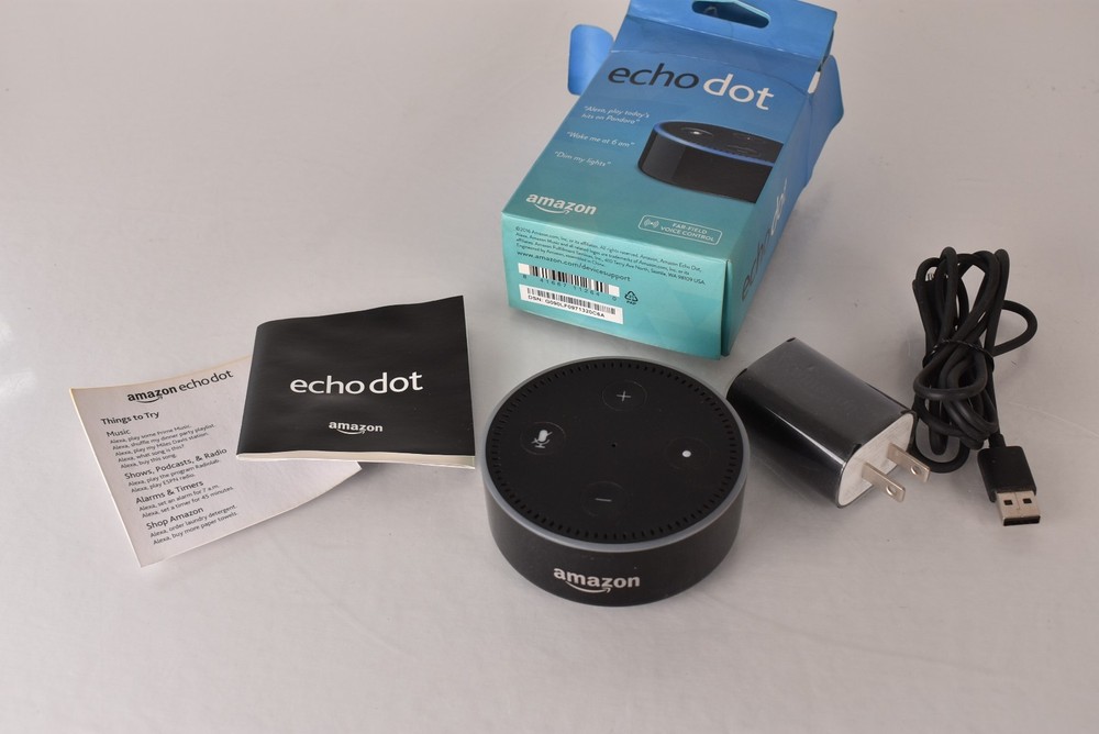 Amazon Echo Dot (2nd Generation) Smart Speaker w/Alexa