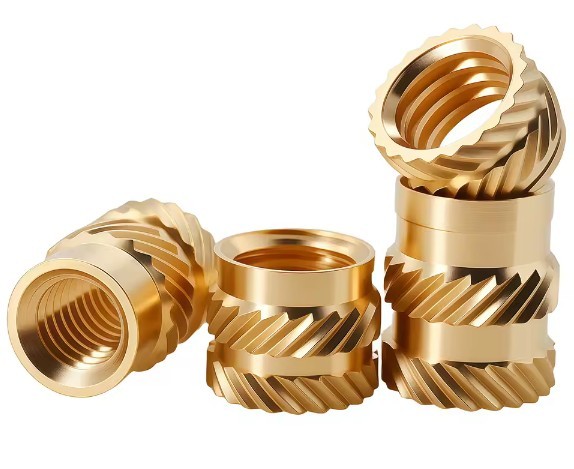 Threaded Heat Insert Brass Knurled Nuts M2x5x3mm Plastic 3D Printing 20 Pcs