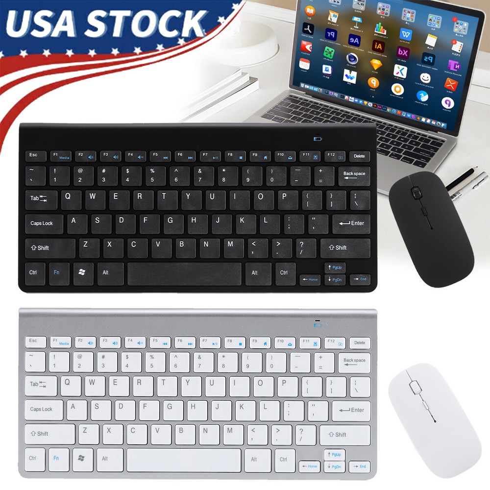 Mini Wireless Keyboard And Mouse Set Waterproof 2.4G For Mac Apple PC Computer