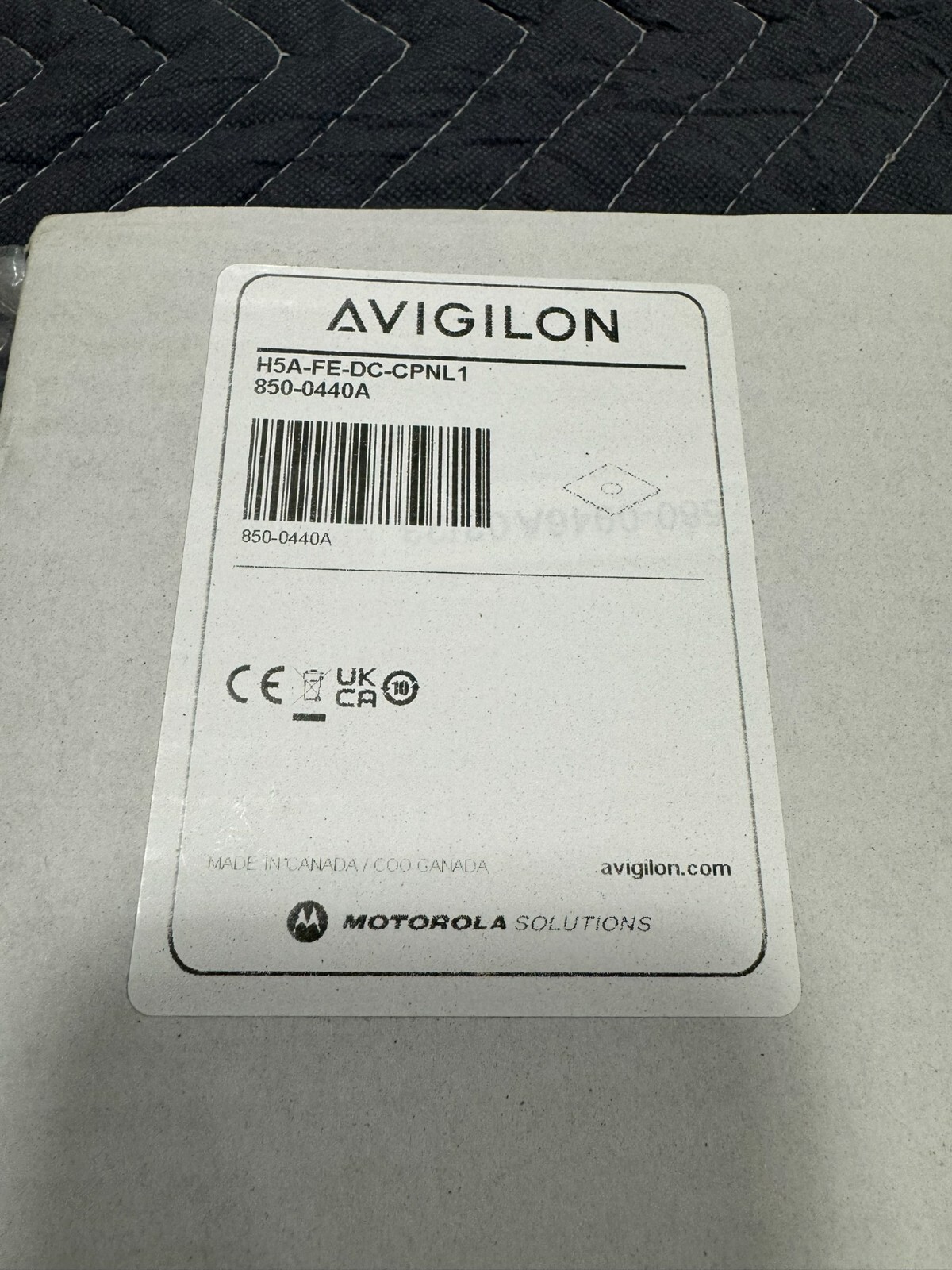 Avigilon H5A Fisheye Security Camera Metal Ceiling Panel Mount H5A-FE-DC-CPNL1