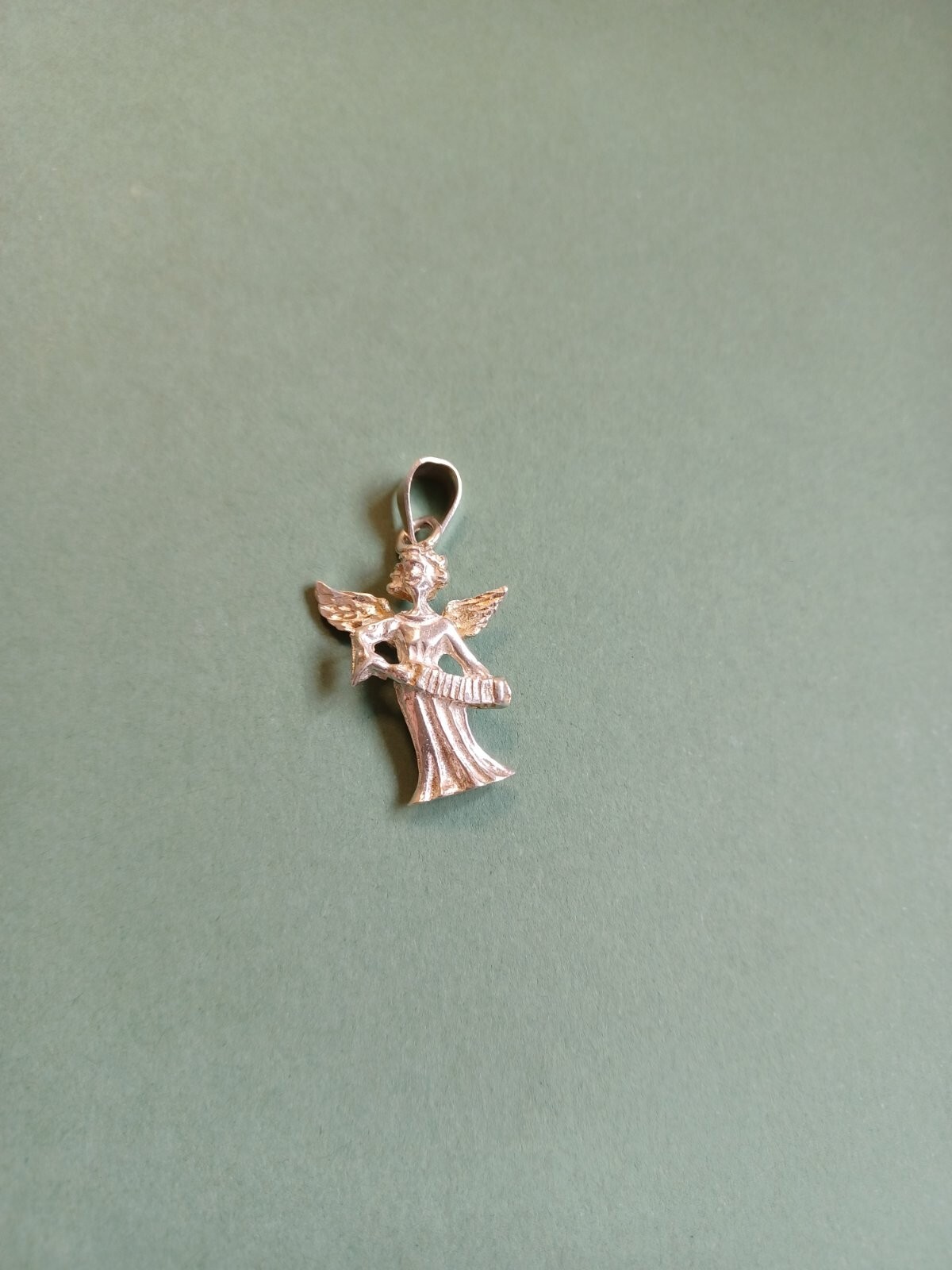 Antique Sterling Silver Angel Charm 4,81 grams