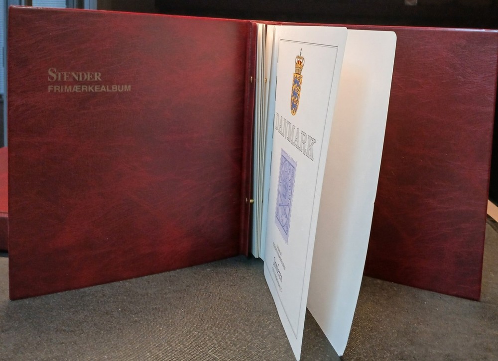 Stender Denmark Stamp Album & Slipcase
