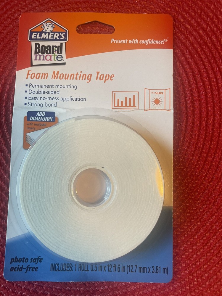 elmer’s board mate foaming minting tape