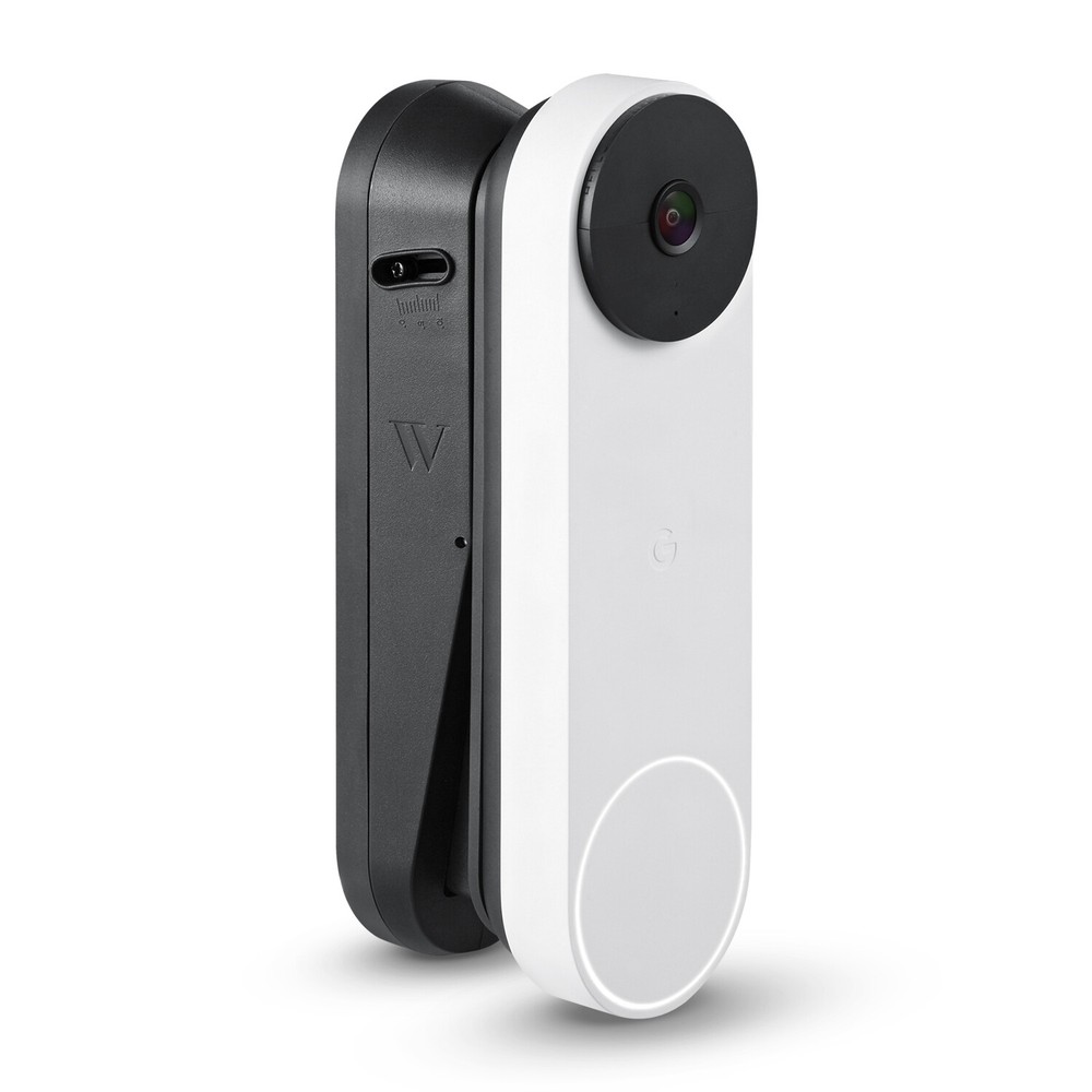 Wasserstein Vertical Adjustable Mount For Google Nest Doorbell (battery)