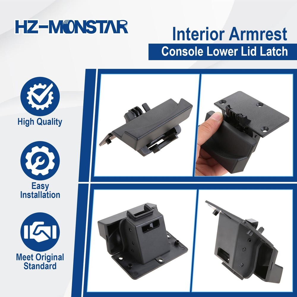 Interior Armrest Console lower Lid Latch Compatible with Dodge 2013-2018 Ram...