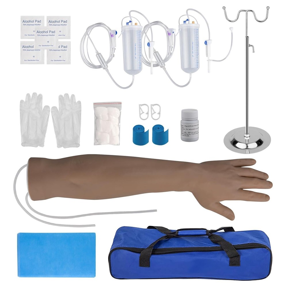 SimCoach Phlebotomy Practice Kit for Injection Training, IV Practice Kit